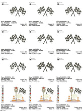 Racing Heroes Embroidery Pack – Cars-Inspired Embroidery Designs Pack
